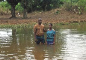One of Ten Young People Baptized During the Seminar