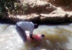 Willy Baptizes Faraja
